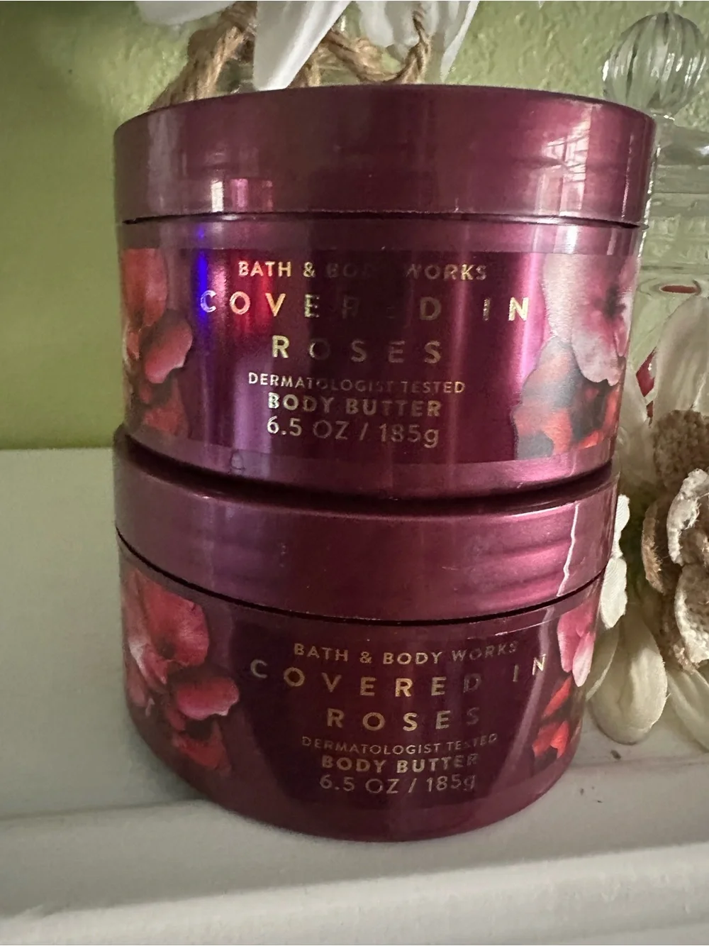 Bath & Body Works Covered in Roses Body Butter - Deep Berry X2